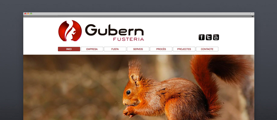 Programación y diseño Web: Fustería Gubern